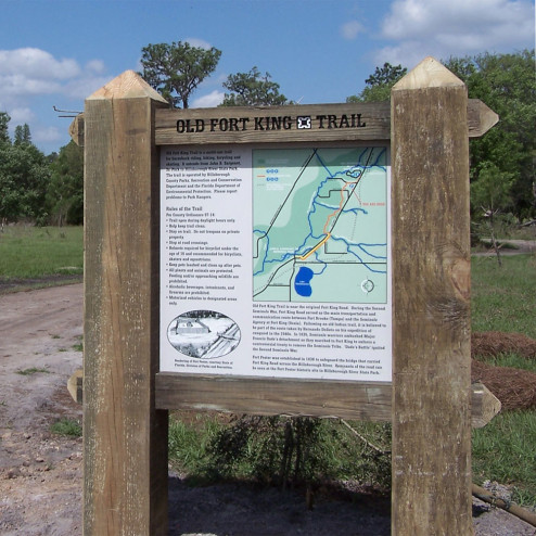 Trail Information Sign